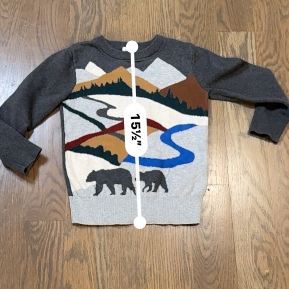 Gap toddler mountain sweater 4T bears kids sking snowboarding B34 - Picture 6 of 8
